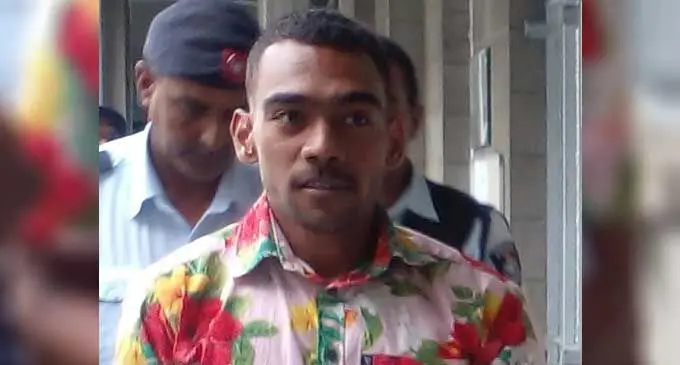 Ledua Vakaloloma outside court on October 5, 2022. Photo: Jone Salusalu