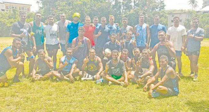 The Dominion Brothers 7s team after a training session at the YMCA grounds on January 18, 2021. Photo: Peni Matasuka
