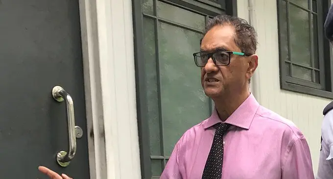 Shazran Abdul Lateef outside the Magistrates Court in Suva. Photo: Ashna Kumar