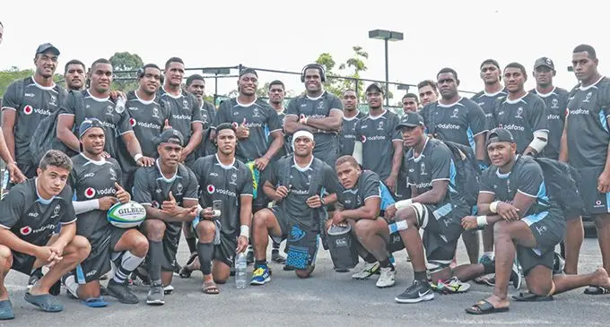 Vodafone Fijian Under-20 players with their coaches after the Captain’s run at Brisbane, Australia on April 25, 2019. They take on New Zealand U20 in today’s Oceania Rugby U20 Championship opener at Bond University ground in Australia. Photo: Oceania Rugby