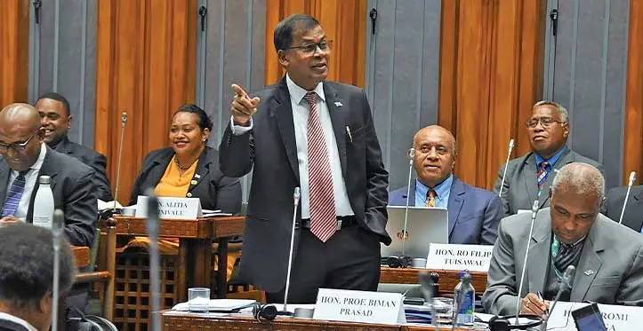 Deputy Prime Minister and Minister for Finance, Biman Prasad..