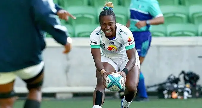 Kolora Lomani to join the Fiji Airways Fijiana sevens squad for the Paris Olympic Games.. Source: KELLY DEFINA / GETTY IMAGES