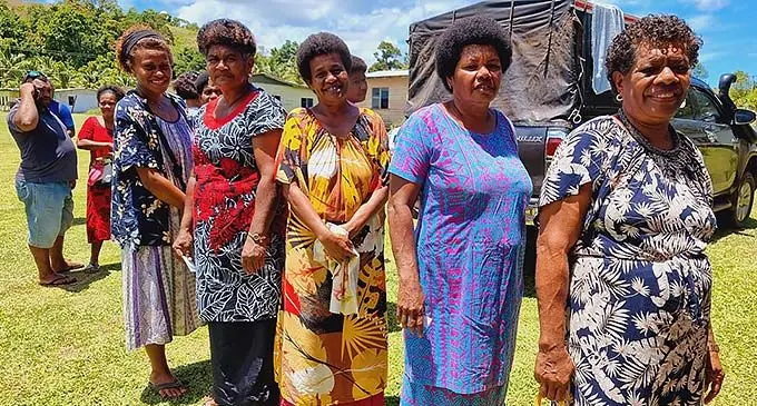 Vunisea villagers make their vote count during pre-poll at the village in Dreketi on December 6, 2022. Photo: Sampras Anand