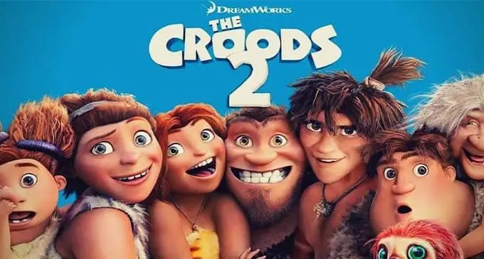 Poster of Universal and DreamWorks' "The Croods: A New Age," which wins the North American box office for the third weekend in a row with 3.01 million U.S. dollars from 2,115 locations. (Web photo) 