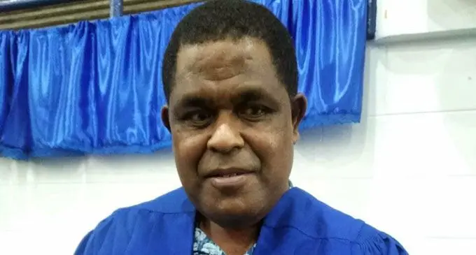 Iosefo Romulo Vukevuke with his Certificate IV in Music from the Fiji National  University on May 1, 2019. Photo: Kelera Sovasiga