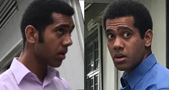 Ro Veiwili Loanakadavu (left) and Ro Veidovi Loanakadavu outside the Magistrates Court in Suva on  August 7, 2019.  Photo: Ashna Kumar