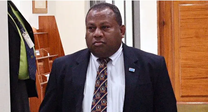 Minister for Defence and National Security, Inia Seruiratu.