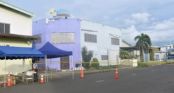 Planet Haze Nightclub in Nadi cordoned off by Police on February 19, 2019. Photo: Nicolette Chambers