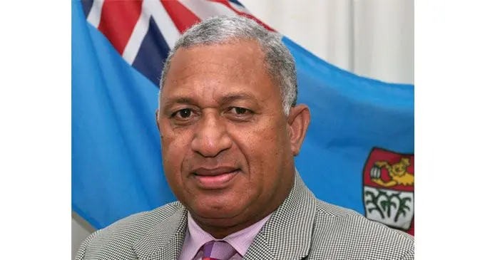 Prime Minister Voreqe Bainimarama.