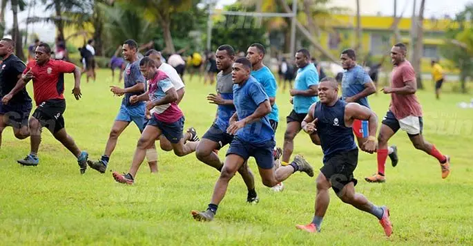 Namosi side during training at Grammar ground on July 7, 2020. Photo: Ronald Kumar.