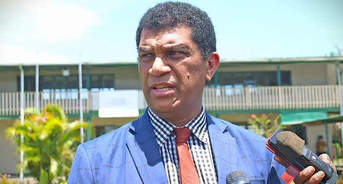 Minister for Education Aseri Radrodro at John Wesley College on November 15, 2024. Photo: Beranadeta Nagatalevu