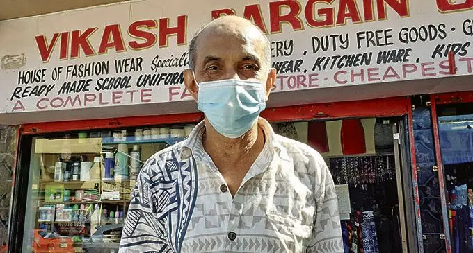 Owner of Vikash Bargain Centre in Navua, Praphul Bhai. Photo: Ronald Kumar