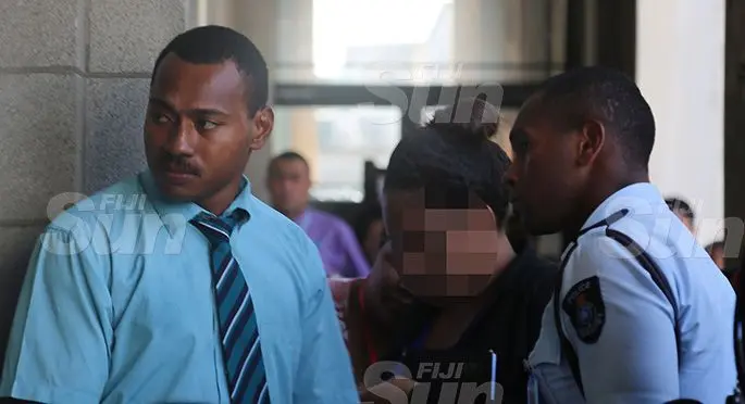 Tevita Kunawave appears at the Magistrate court yesterday. Photo: Kelera Sovasiga