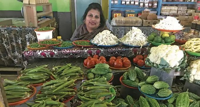 Urmila Devi at her stall at Valelevu Market on August 7, 2018. Photos: Taraivini Seru