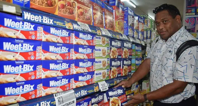 Ratu Lame Turuva Gale shopping at the Consumer Supermarket in Namaka, Nadi on July 2, 2018. Photos: Waisea Nasokia
