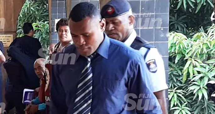 Amenoni Nasilasila outside Lautoka High Court today. 