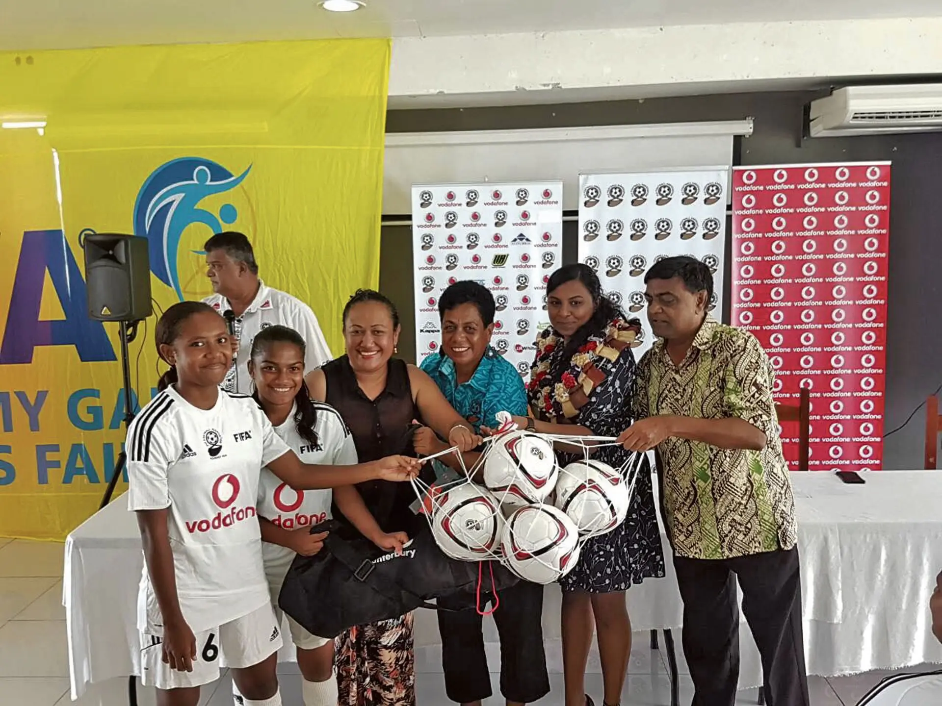 2018 Vodafone Women’s Under-18 League competition launch at the Fiji Football Association headquarters on February 24, 2018 Photo: Shamal Sharma