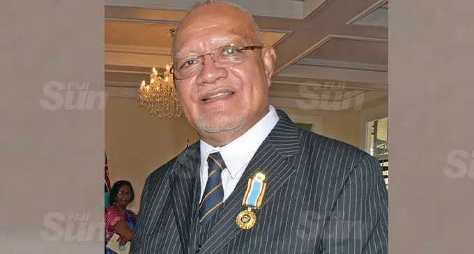 Dr Joji Malani after receiving the 50th Anniversary of Independence commemorative medal from the President, Major-General (Ret’d) Jioji Konrote during a special investiture ceremony at State House on October 13, 2020. Photo: Ronald Kumar