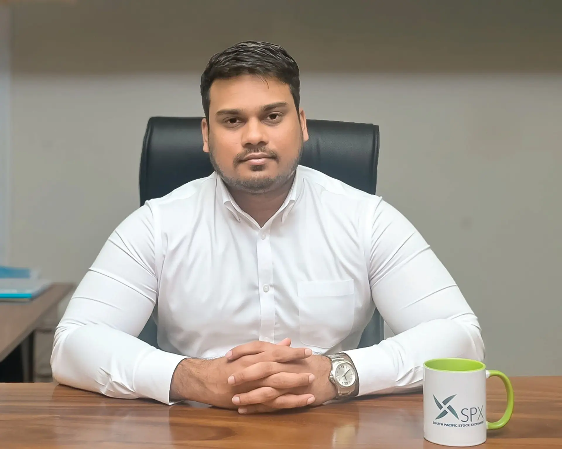 South Pacific Stock Exchange chief executive officer, Sheraj Obeyesekere 