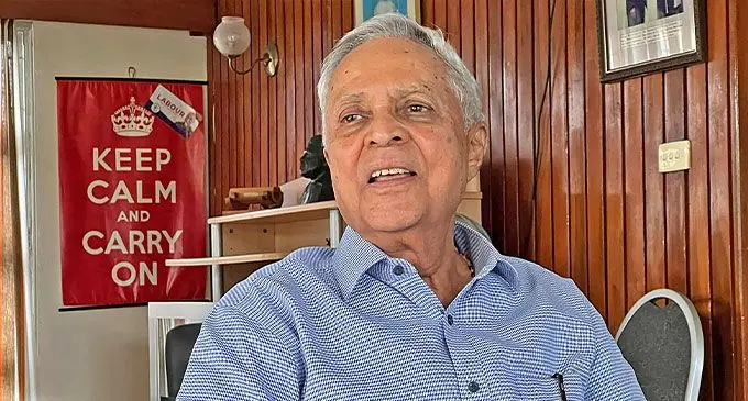 Former Prime Minister Mahendra Chaudhry.