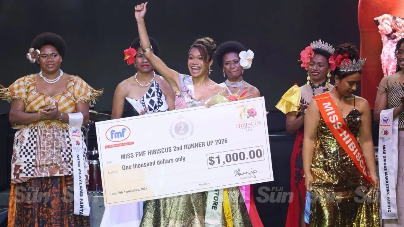 Miss Superstore as second runner up in the 2026 FMF 70th Hibiscus Festival, Nicole Matavesi who was also crowned as the festival’s Miss Photogenic.
