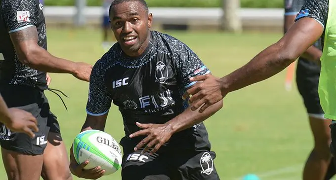  Fiji Airways Fijian 7s playmaker Waisea Nacuqu during training at Albert Park, Suva on May 1,2019. Photo: Ronald Kumar