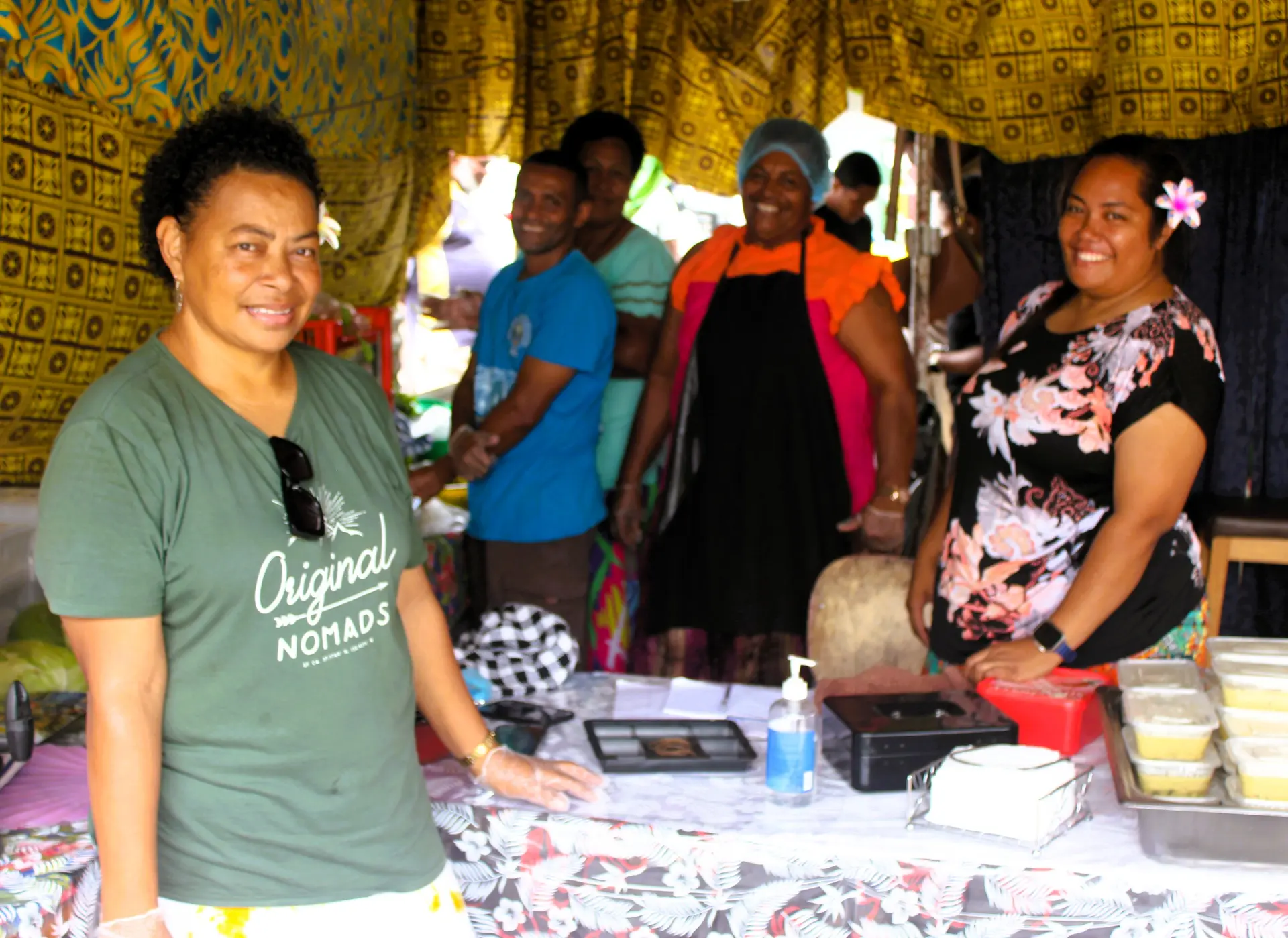 Christian Mission Fellowship (CMF) Labasa branch members helping at their food stall during the Vodafone Festival of the Friendly North in Labasa on September 3, 2026.