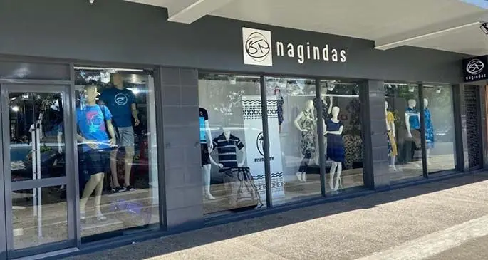 S.Nagindas ready for opening in Savusavu Town on May 6, 2020. Photo: Supplied