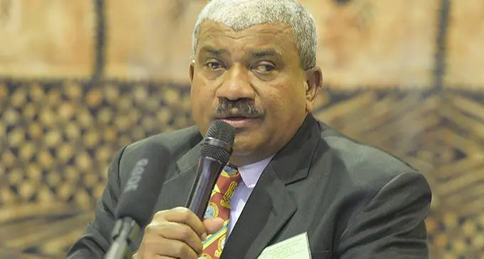 FTA president Netani Druavesi during the FTA 85th Annual Delegates  Conference at Yat Sen Hall on April 23, 2019. Photo: Ronald Kumar