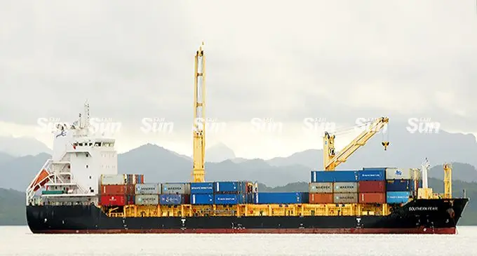 Cargo ship Southern Pearl berthed in Suva Harbour on May 26, 2022. Photo: Ronald Kumar