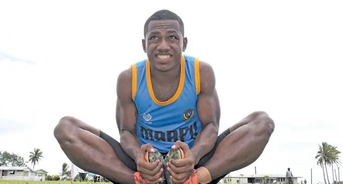 Ratu Kadavulevu School 100 and 400mteres sprinter, Kameli Sauduadua of Maafu house during their Inter-house in Lodoni on February 2018. Photo: Ronald Kumar.