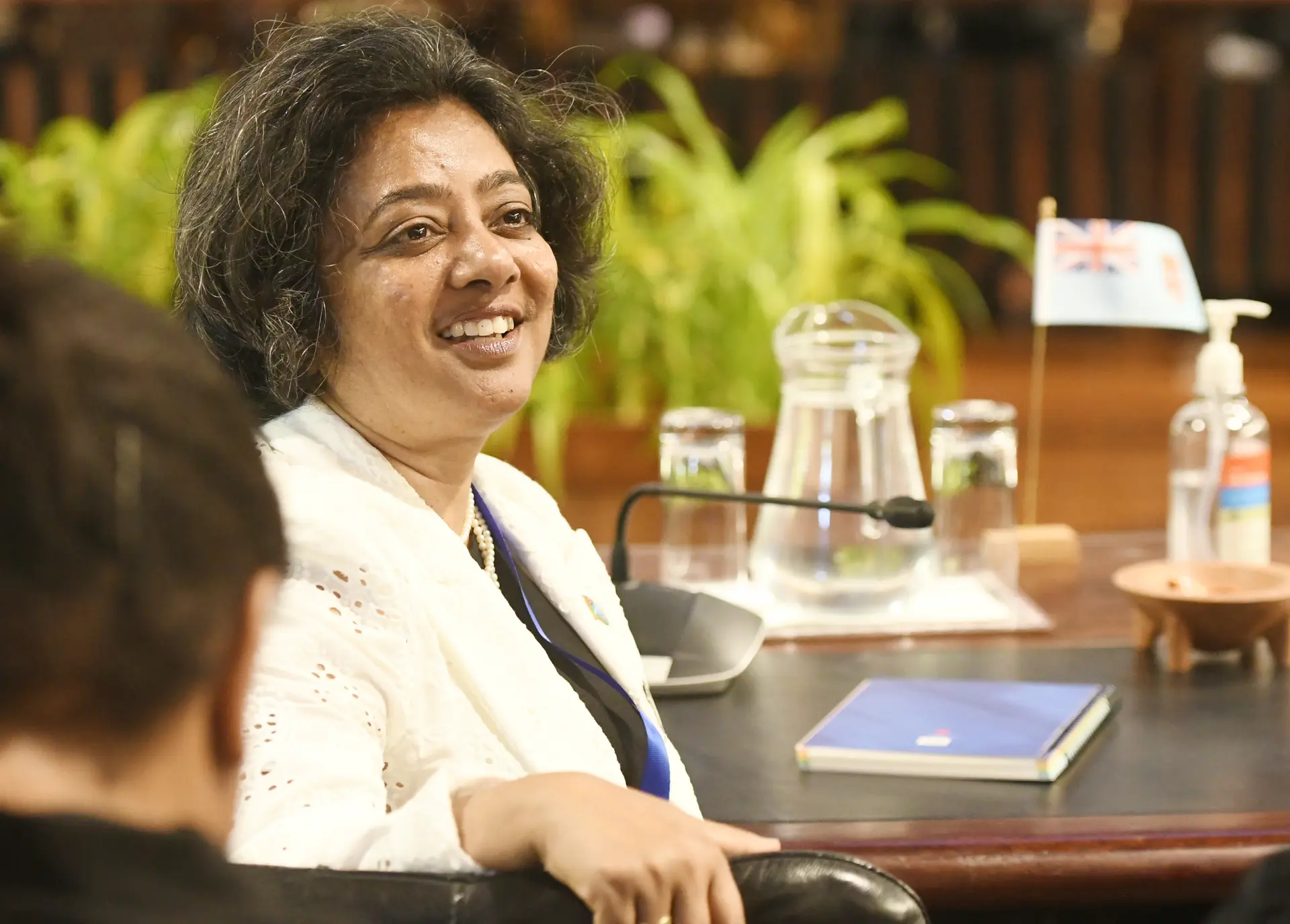 Minister for Women, Children and Social Protection Sashi Kiran during the opening of the Pacific Islands Forum (PIF) Women Leaders meeting in Suva on June 4, 2026.