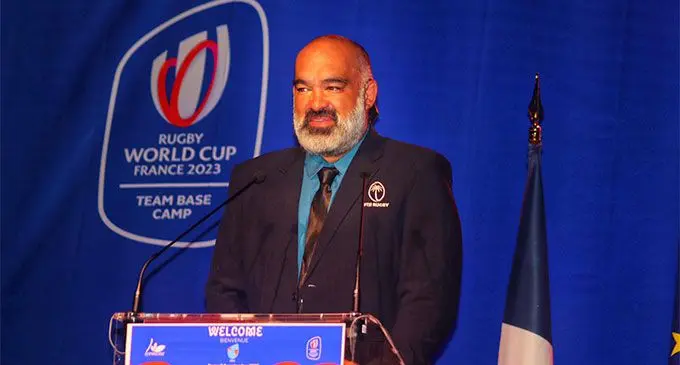 Flying Fijians head coach Simon Raiwalui
