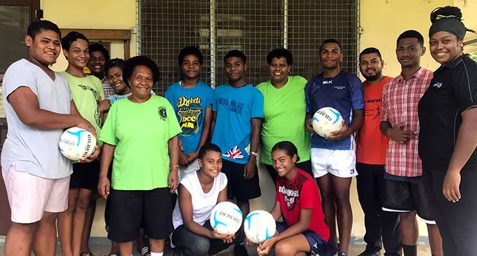 Participants at the netball clinic in Labasa. Photo: Laisa Lui