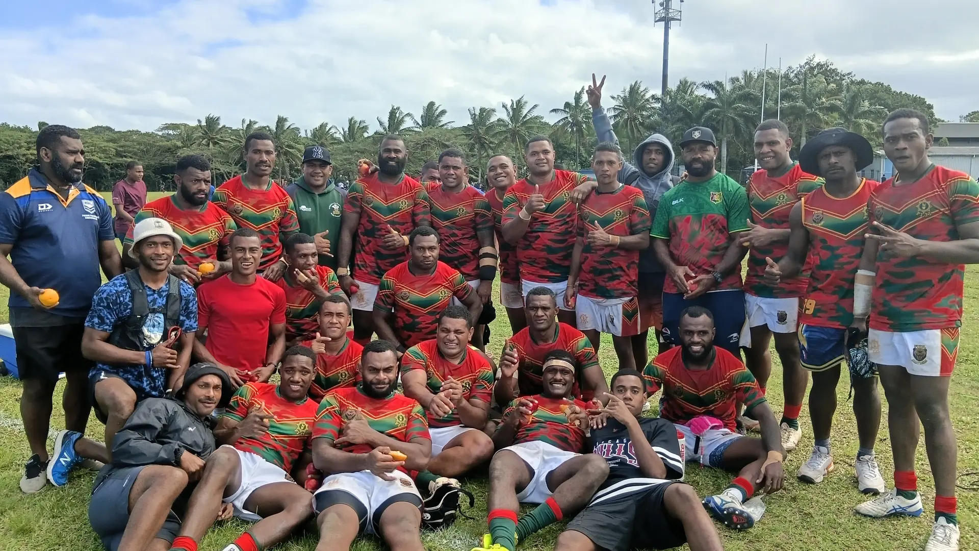 The Army Bears side at Bidesi Park, Suva on June 20, 2026. Photo: Tevita Wesele