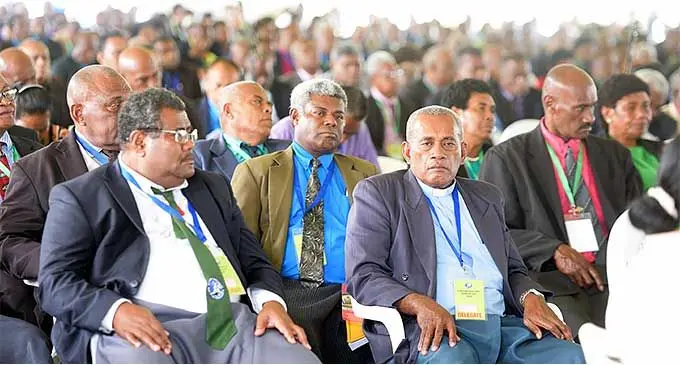 Participants of the Methodist Church Conference at Furnival Park in Suva on October 13, 2022. Photo: Ronald Kumar