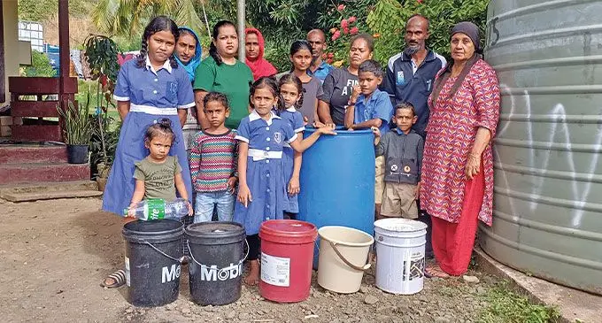 Some residents of Nagigi, Labasa, on July 29, 2024. Photo: Shratika Naidu