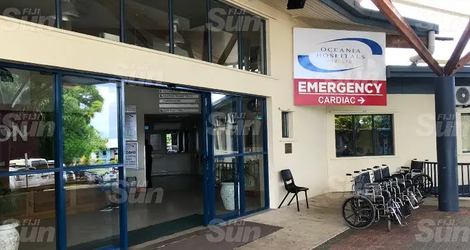 The old MIOT Pacific Hospitals emergency entrance. Photo: Maraia Vula The New rebranded Oceania Hospitals Pte Ltd emergency entrance. Photo: Maraia Vula