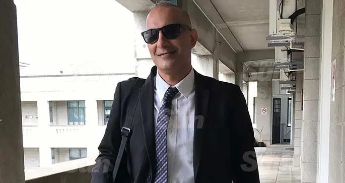 Aman Ravindra-Singh outside the Civil High Court on June 29, 2020. Photo: Ashna Kumar