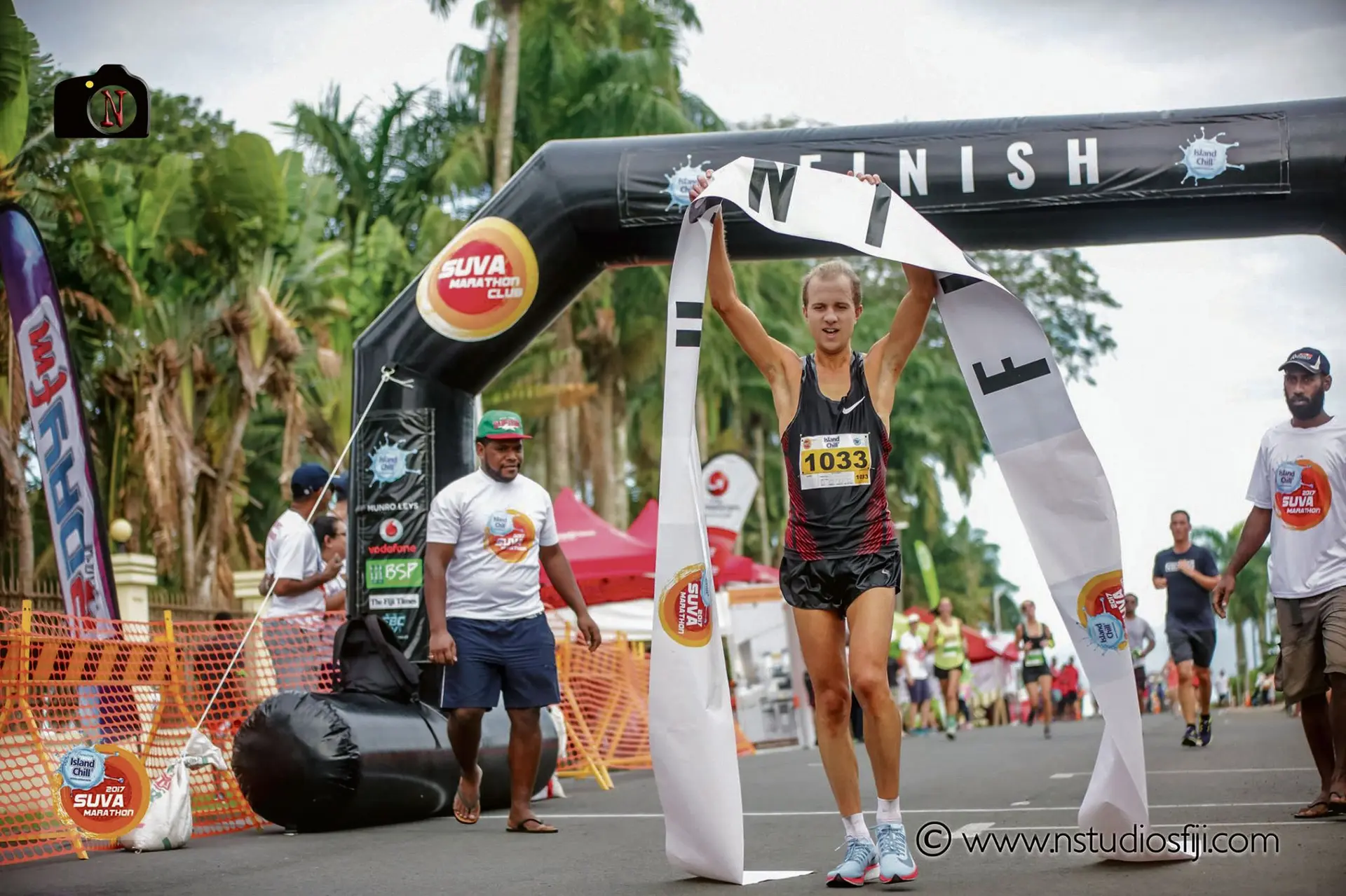 Ben Ashkettle winning last year’s Island Chill marathon in Suva. Photo: Navneet Narayan