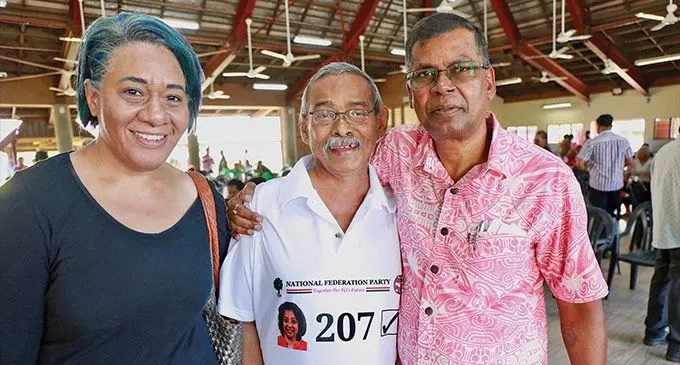(First from left) Seini Nabou.