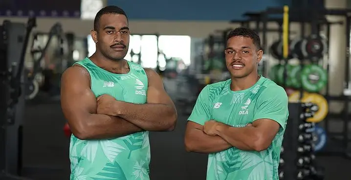 Livai Natave and Philip Baselala. Photo: FRU Media