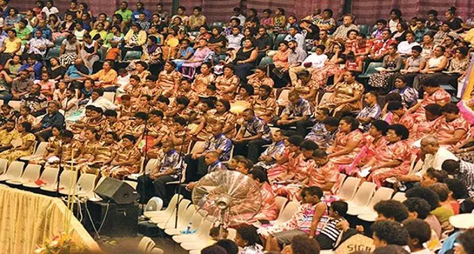 World Harvest Centre choir in 2016.