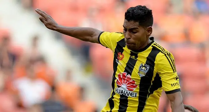 Roy Krishna in action for Wellington Phoenix.