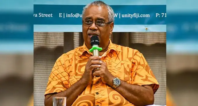 Unity Fiji party leader Savenaca Narube.