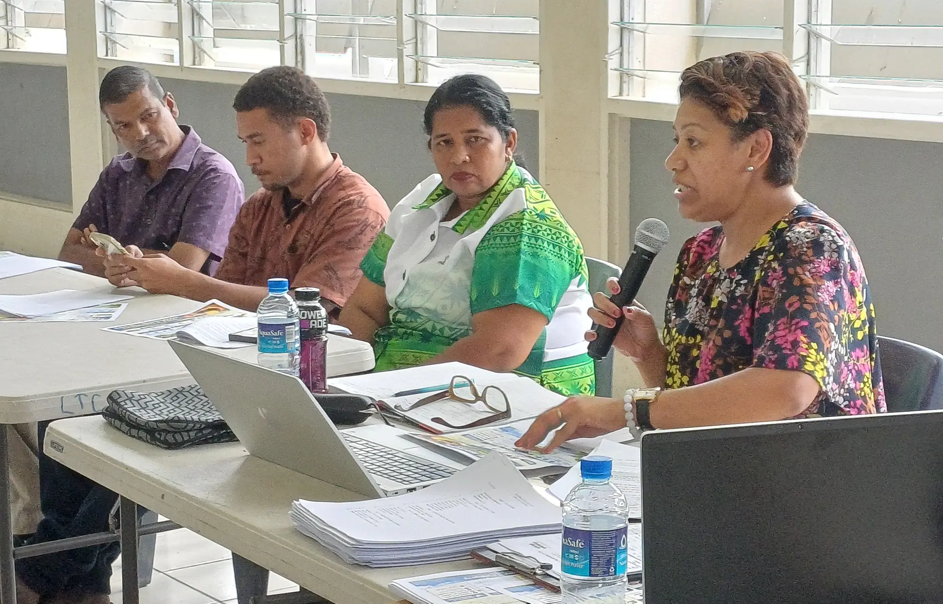 Ministry of Agriculture principal economic planning officer Salote Madanavosa explaining about the need to register during the kava public consultation in Labasa on October 13, 2026.