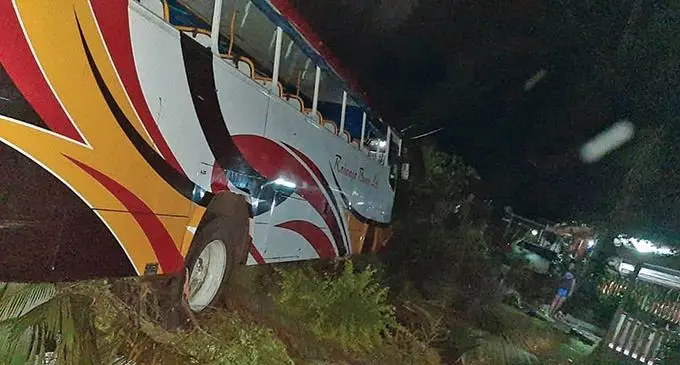 The Raiwaqa Bus that veered off the road on December 2, 2019.