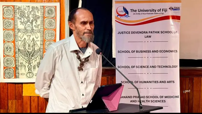 Fijian artist takes Pacific philosophy to the world