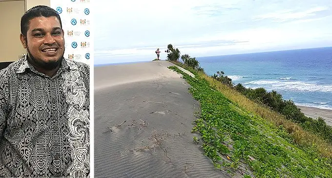 Businessman, Abdul Hussein, 33, opened his honey farm 12 years ago, and is considering diversifying into another agricultural product and Kulukulu sand dunes in Sigatoka.