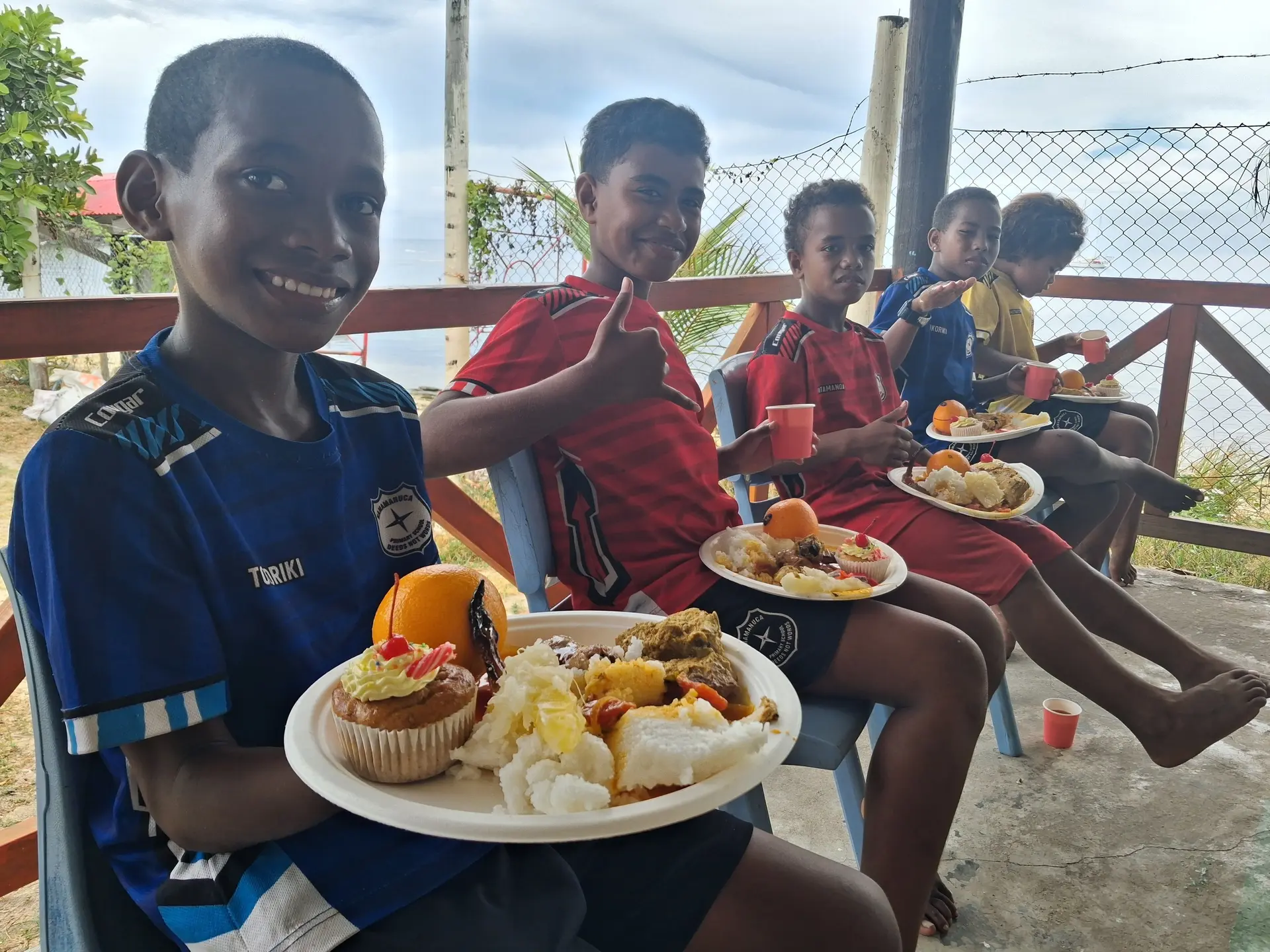 Culinary team marks International Chef’s Day with heartfelt lunch for 175 school children at Mamanuca Primary.
